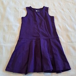 Primary girls size 6-7 purple dress, jumper EUC no fade